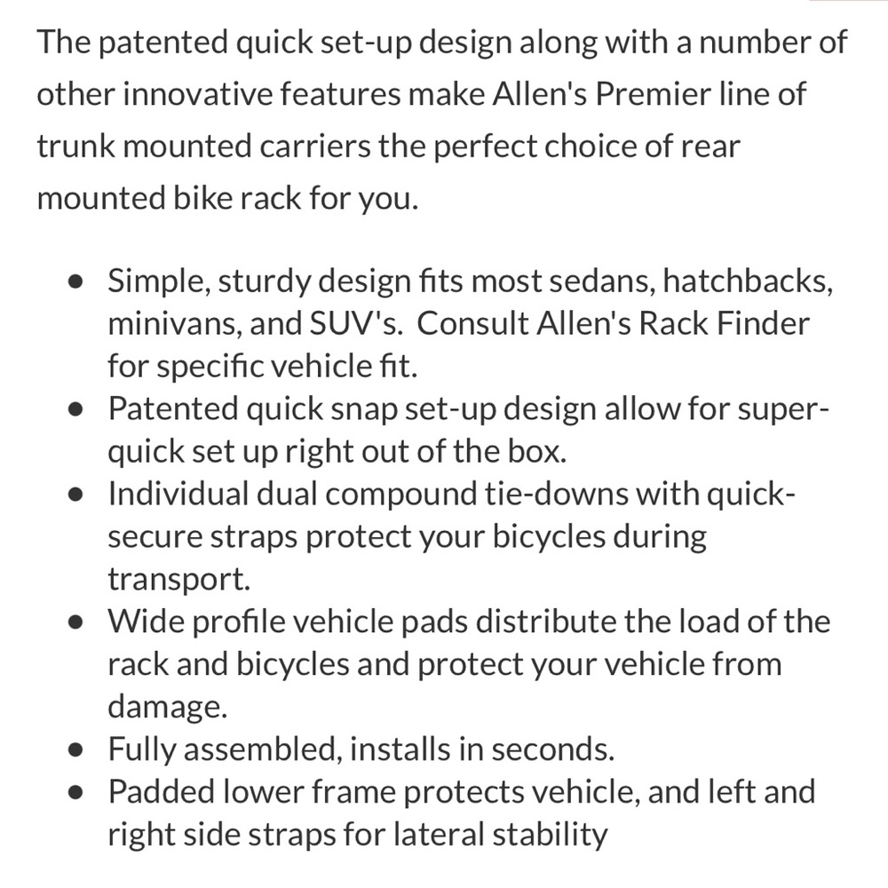 Allen Bike Rack - Picture 2 of 10
